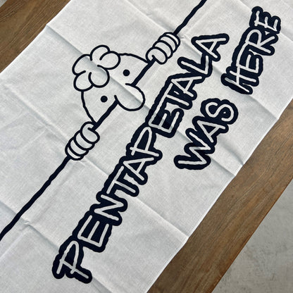 pentapetala was here 　手ぬぐい